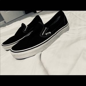 Black vans worn 3 times